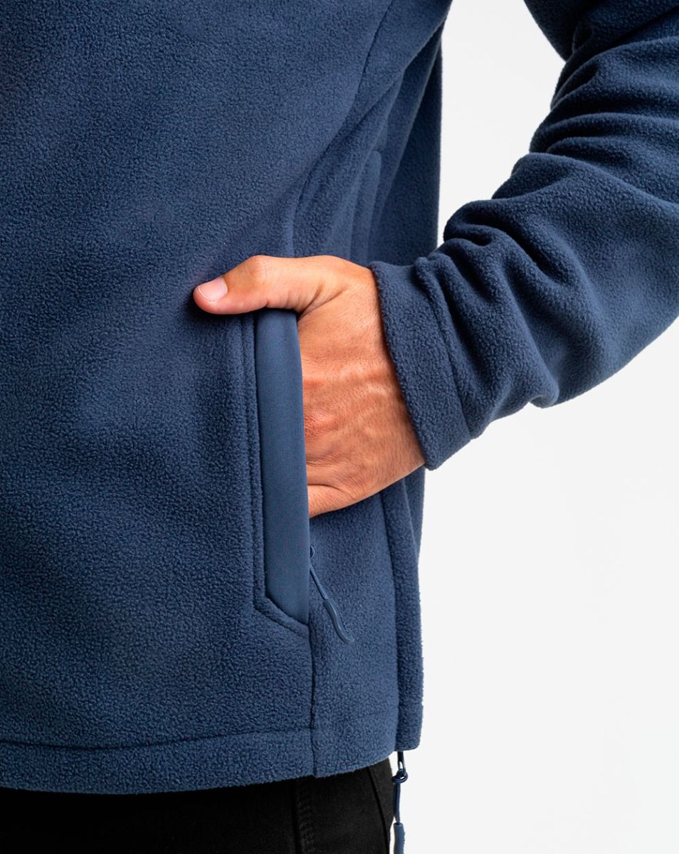 JAQUETA FLEECE SNOW AZUL MARINHO - INVICTUS