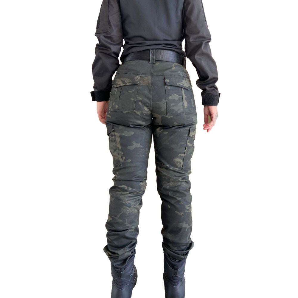 CALÇA TÁTICA FRT 02 WARSKIN BLACK FEMININA - FRT BRASIL