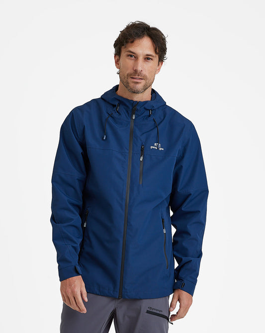 JAQUETA IMPERMEÁVEL DARWIN 2.0 MASCULINA MARINHO - GALAPAGOS