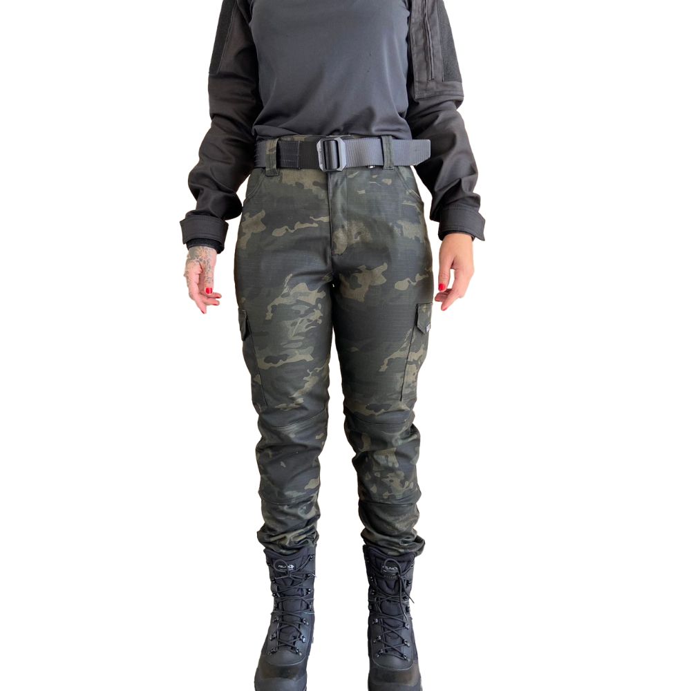 CALÇA TÁTICA FRT 02 WARSKIN BLACK FEMININA - FRT BRASIL