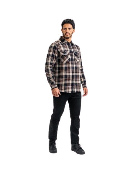 CAMISA LUMBERJACK RELIEF CAQUI INVICTUS