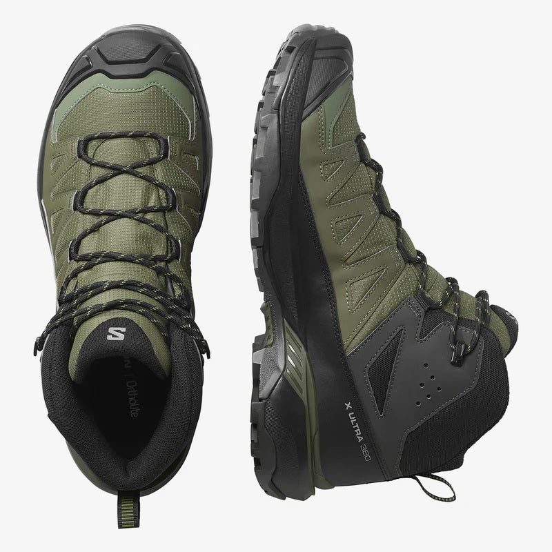 BOTA X ULTRA 360 MID GTX MASCULINA VERDE E PRETO - SALOMON