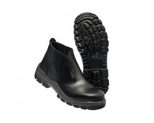 BORZEGUIM BOTINA COM ELASTICO PRETO - CALBRAS