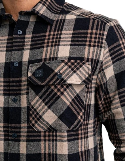 CAMISA LUMBERJACK RELIEF CAQUI INVICTUS