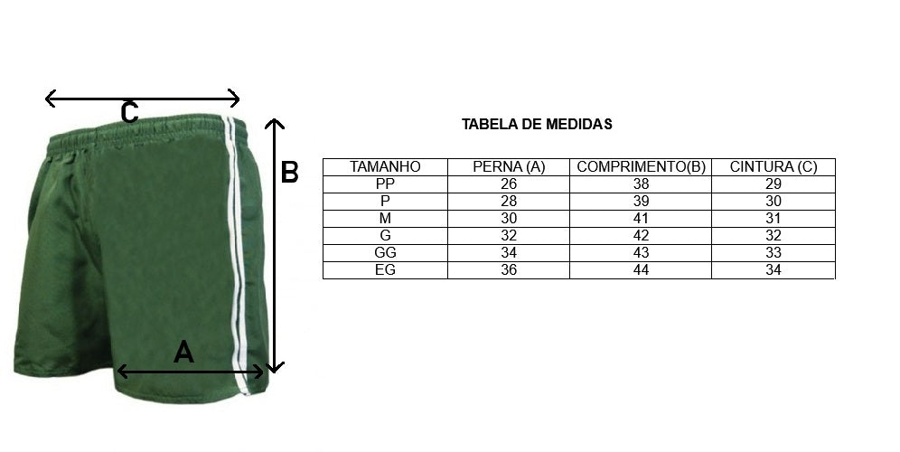 CALÇÃO TFM OFICIAL TRILOBAL - CAMUFLADOS COMPANY