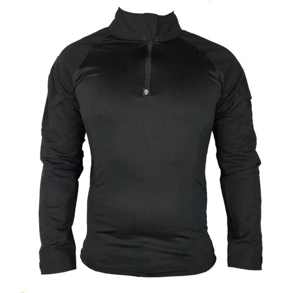 COMBAT SHIRT MASCULINA PRETA - BRAVO