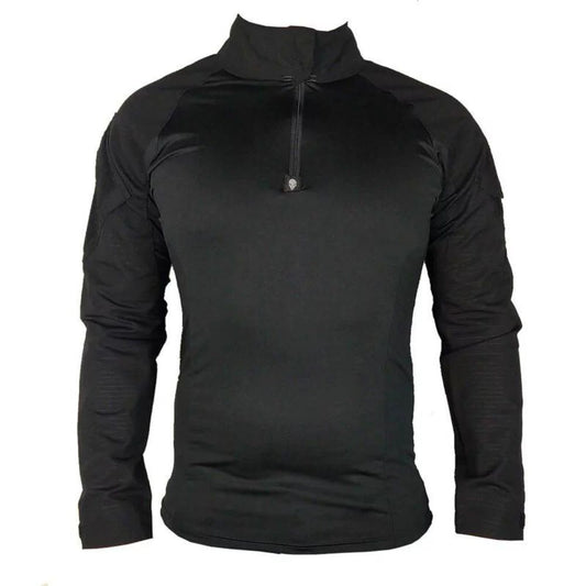 COMBAT SHIRT MASCULINA PRETA - BRAVO