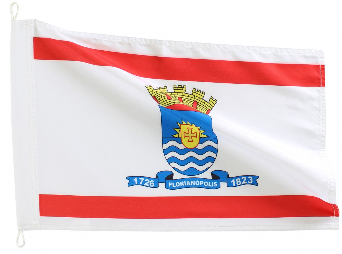 BANDEIRA DE FLORIANÓPOLIS 2P 90X1,29CM TERGAL