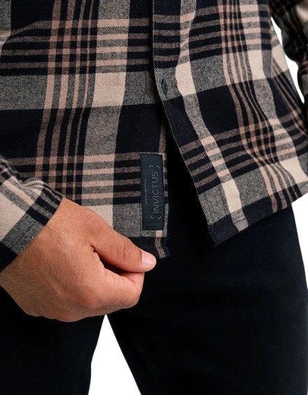 CAMISA LUMBERJACK RELIEF CAQUI INVICTUS