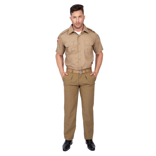 CALÇA SOCIAL MASCULINA OXFORD PMSC - FUNCIONAL