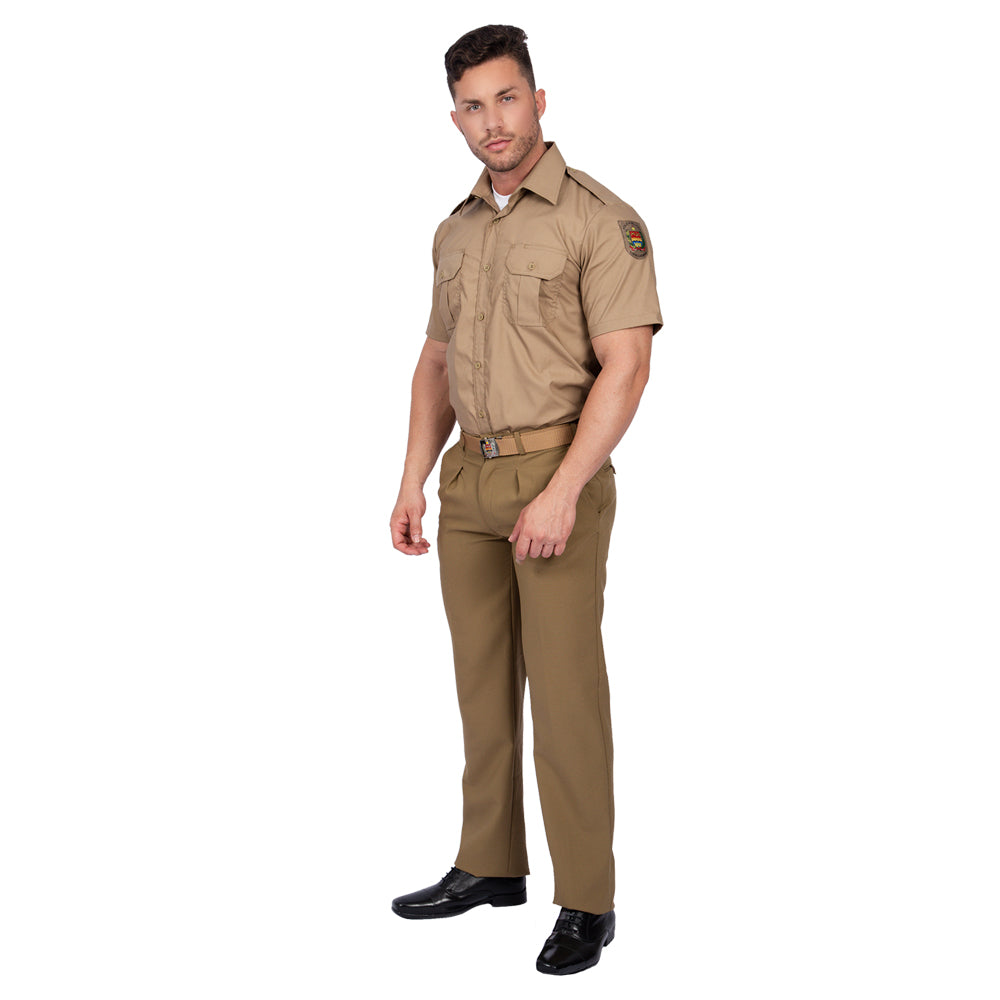 CALÇA SOCIAL MASCULINA OXFORD PMSC - FUNCIONAL